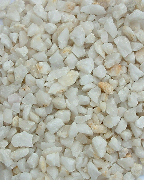 25 kg Aquarium Sand Kies Bodengrund Farbe - hell (weiß) - 2-5 mm