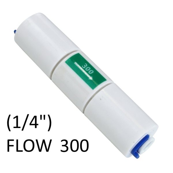 Durchflussbegrenzer FLOW 300 mit 1/4" Anschluss für Osmose Anlagen