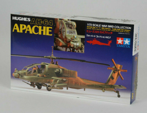 Tamiya Hughes AH-64 Apache Hubschrauber 1:72 Model Kit Bausatz 60707