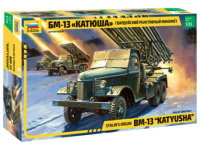 Zveda WWII BM-13 Katiusha Raketen Transport 1:35 Plastik Model Kit Bausatz 83521