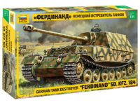 Zvezda 3653 Panzer Battle Tank Sd. Kfz.184 "Ferdinand Tiger" Model Bausatz 1:35