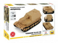 Zvezda 5041 Panzer Sd.Kfz.184 "Ferdinand Tiger" Plastik Model Bausatz 1:72