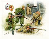 Zvezda 6193 Figuren Set Sovietische Heckenschützen 1:72 Plastik Modellbau Set