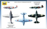 Zvezda 7204 MIG 3 Soviet Fighter WA Flugzeug Model Kit Bausatz 1:72