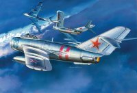 Zvezda 7318 MIG-17 "Fresco" Soviet Fighter Flugzeug Model Kit Bausatz 1:72