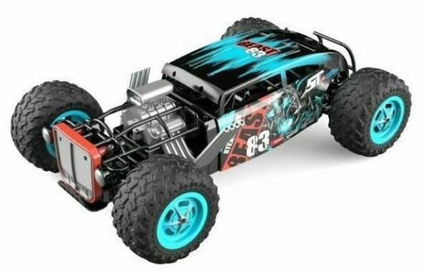 RC Beast Racer 1:12 4WD 2.4 GHz RTR blau ferngesteuertes Auto Kinder