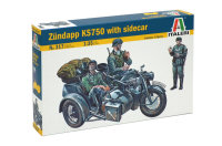 Italeri Motorrad Zündapp KS 750 mit Beiwagen 1:35...