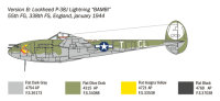 Italeri US P-38J Lightning Flugzeug 1:72 Model Kit Bausatz 1446