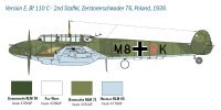 Italeri 510002794 Messerschmitt BF 110 C-D Plastik Kit Bausatz 1:48