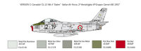 Italeri 2799 F-86E Sabre Jagdflugzeug Flugzeug 1:48 Model Kit Bausatz