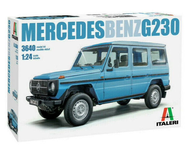 Italeri 3640 Mercedes Benz G 230 Model M1:24 unlackierter Plastik Bausatz