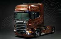 Italeri 3897 LKW Truck Scania R730 V8 Black Amber 1:24...