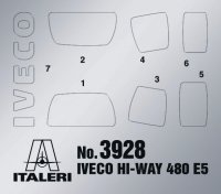 Italeri 3928 LKW Truck IVECO Hi-Way 480 E5 (Low Roof) 1:24 Model Kit Bausatz