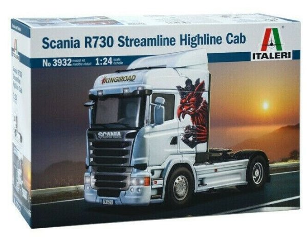 Italeri 3932 LKW Truck SCANIA R730 Streamline Highline 1:24 Model Kit Bausatz