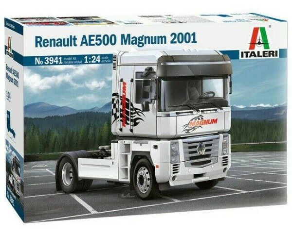 Italeri 3941 LKW Truck Renault AE500 Magnum (2001) M1:24 Model Kit Bausatz