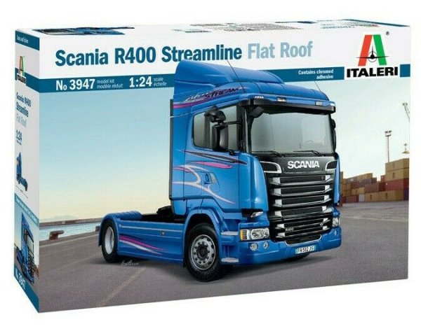 Italeri 3947 LKW Truck Scania R400 Streamline Flat Roof M1:24 Model Kit Bausatz