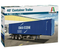 Italeri 3951 LKW Anhänger Container Auflieger 40Ft...