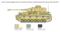 Italeri Deutscher Kampf Panzer IV KwK 40L/48 1:35 Model Kit Bausatz 510006578