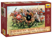 Zvezda Figuren Set 1:72 Republican Rome, Cavalry Plastik Model Bausatz 8038