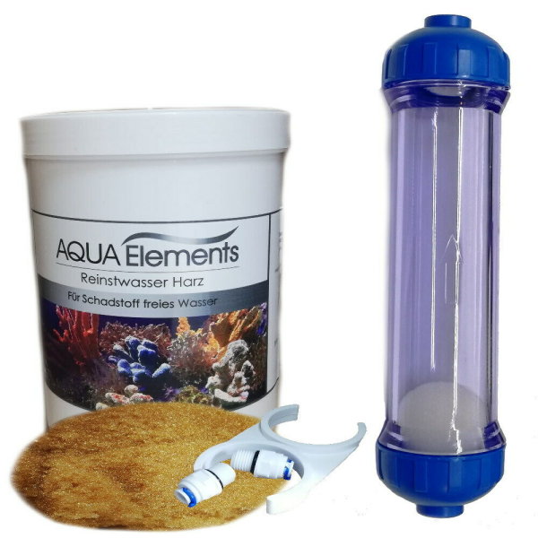 Filter Set - Reinstwasser Harz - Silikatfilter Aquarium Wasserfilter Osmose TOP