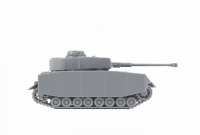 Zvezda 6240 Panzer Battle Tank Panzer IV Ausf.H German WWII Model Bausatz 1:100