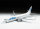 Zvezda 7019 Boeing 737-800 Passagier Flugzeug Plastik Kit Bausatz 1:144