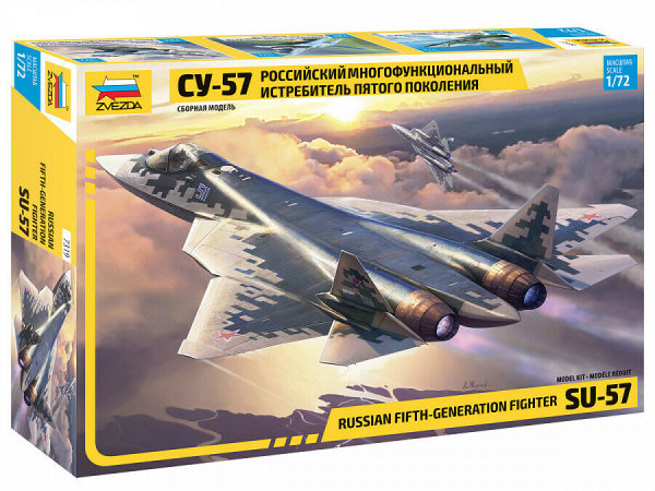 Zvezda 7319 Sukhoi SU-57 Flugzeug Model Kit Bausatz 1:72
