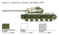 Italeri 7502 Panzer JS-2m Stalin - Soviet. Model Bausatz 1:72