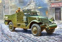 Zvezda Militär 1:100 SovM-3 Scout Car w/mach.gun WW2...