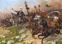 Zvezda Figuren Set 1:72 Turkish cavalry 17th century...