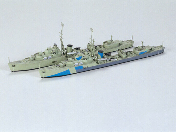Tamiya Brit. Zerstörer O-Klasse Schiff WL 1:700 Plastik Model Bausatz 31904