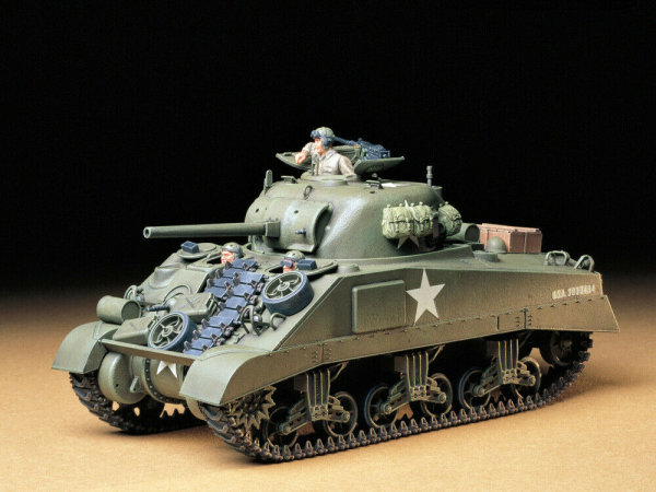 Tamiya US Mitl. Panzer M4 Sherman Früh. (3) 1:35 Plastik Model Kit Bausatz 35190