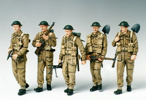 Tamiya Figuren Set Britische Soldaten 1:35 Plastik Model Kit Bausatz 35223