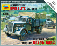 Zvezda 1:100 Opel Blitz WWII Deutscher Transporter LKW...