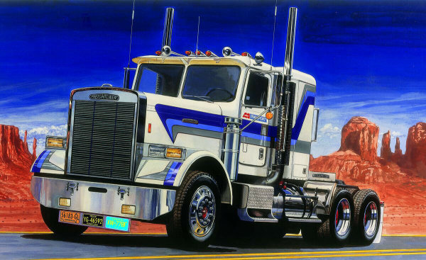 Italeri 3859 LKW Truck Classic US Truck Freightliner FLC 1:24 Model Kit Bausatz
