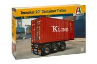 Italeri 3887 LKW Anhänger 20 Container Trailer 1:24...