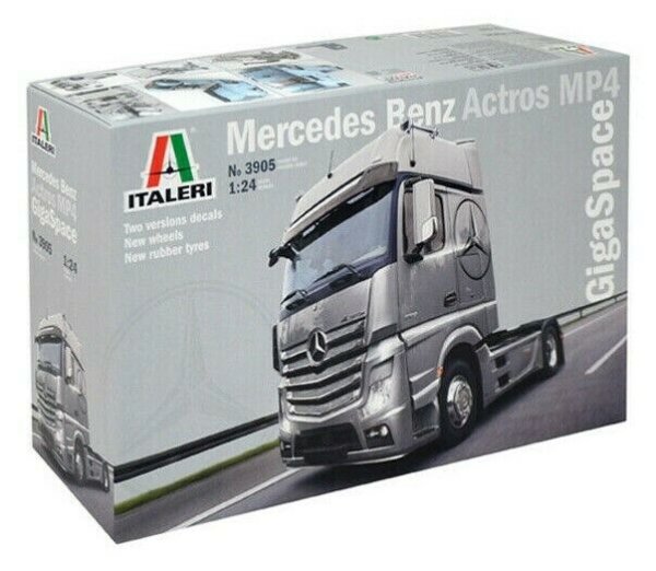 Italeri 3905 LKW Truck Mercedes Benz Actros MP4 Gigaspace 1:24 Model Kit Bausatz