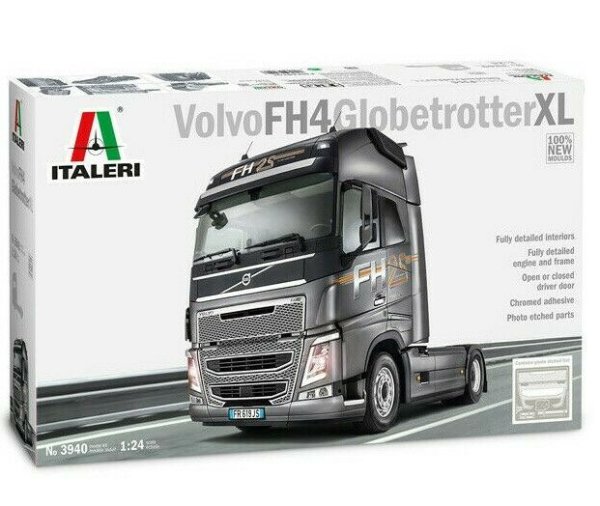 Italeri 3940 LKW Truck Volvo FH4 Globetrotter XL 1:24 Model Kit Bausatz