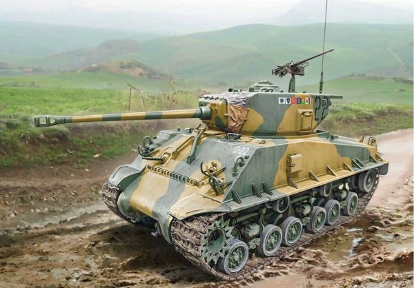 Italeri US M4A3E8 Sherman Korea Krieg Panzer 1:35 Plastik Model Kit Bausatz 6586