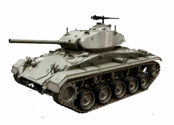 Italeri 6587 Panzer Battle Tank M-24 “Chaffe” Korean War Plastik Bausatz 1:24