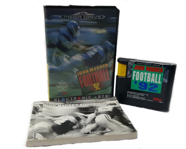 Sega Mega Drive Spiel - John Madden Football 92 in OVP mit Anleitung