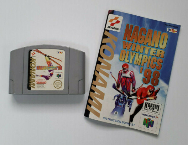 TOP Nintendo N 64 Spiele im guten gebrauchten Zustand Nagano Winter Olympics ´98 + Instruction Booklet