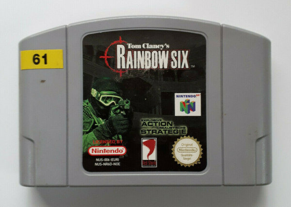 TOP Nintendo N 64 Spiele im guten gebrauchten Zustand Tom Clancy´s Rainbow Six