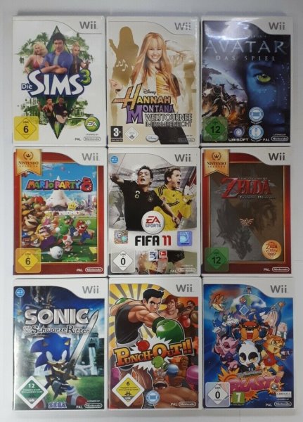 TOP Nintendo Wii Spiele im guten gebrauchten Zustand