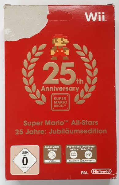 TOP Nintendo Wii Spiele im guten gebrauchten Zustand Super Mario All-Stars - 25 Jahre: Jubiläumsedition