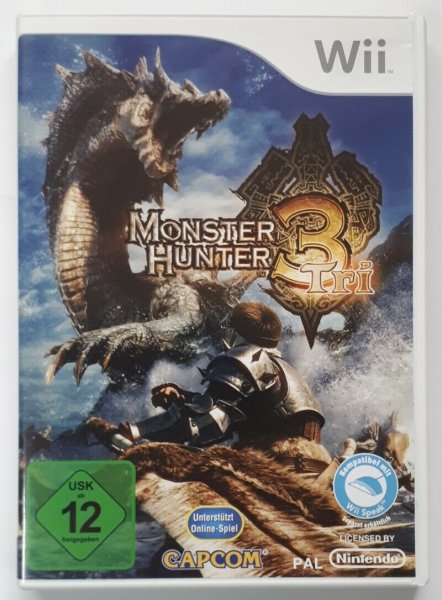 TOP Nintendo Wii Spiele im guten gebrauchten Zustand Monster Hunter Tri 3