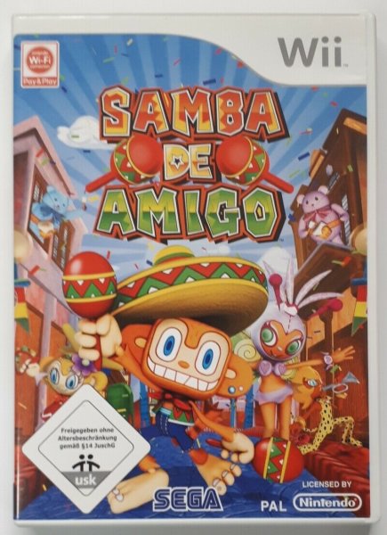 TOP Nintendo Wii Spiele im guten gebrauchten Zustand Samba de Amigo