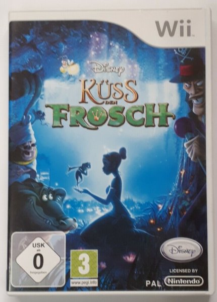 TOP Nintendo Wii Spiele im guten gebrauchten Zustand Disney: Küss den Frosch