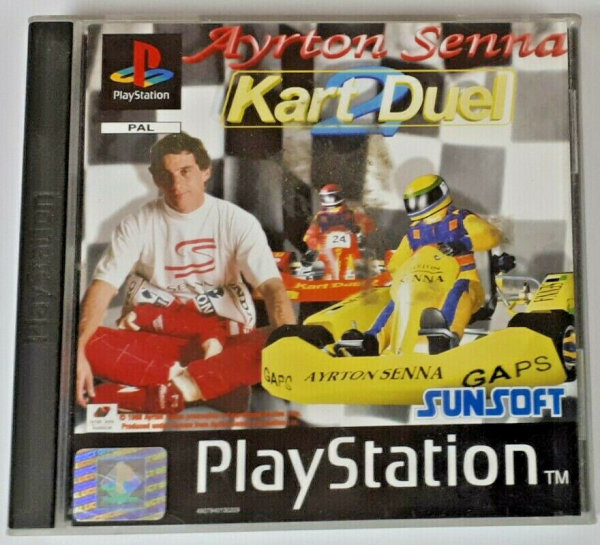 TOP Playstation PS 1 Spiele im guten gebrauchten Zustand Ayrton Senna - Kart Duel