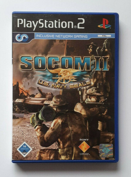 TOP Playstation PS 2 Spiele im guten gebrauchten Zustand SOCOM II 2: U.S. NAVY SEALs
